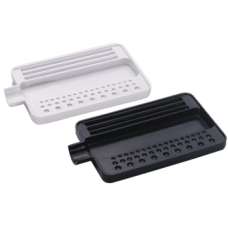 Sorting Tray, Small for Beads 4” x 21⁄2” (White/Black)